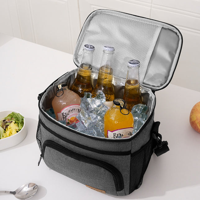 Blue Insulated Lunch Bag Cooler Tote – product detail