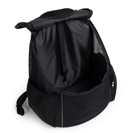 Purple Breathable Mesh Pet Carrier Backpack - Head-Out Design for Small Dogs & Cats, Ventilated Travel Hiking Carrier Bag with Front Entry & Pockets