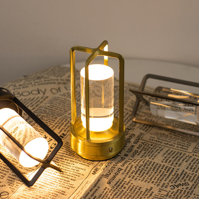Silver Rechargeable Table Lamp – product detail