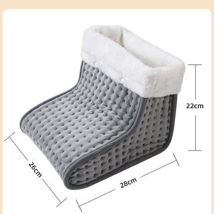 Premium Electric Foot Warmer - Fast Heating Pad with 9 Temperature Levels & 4 Timer Settings, Ultra-Soft Washable Lining for Home & Office