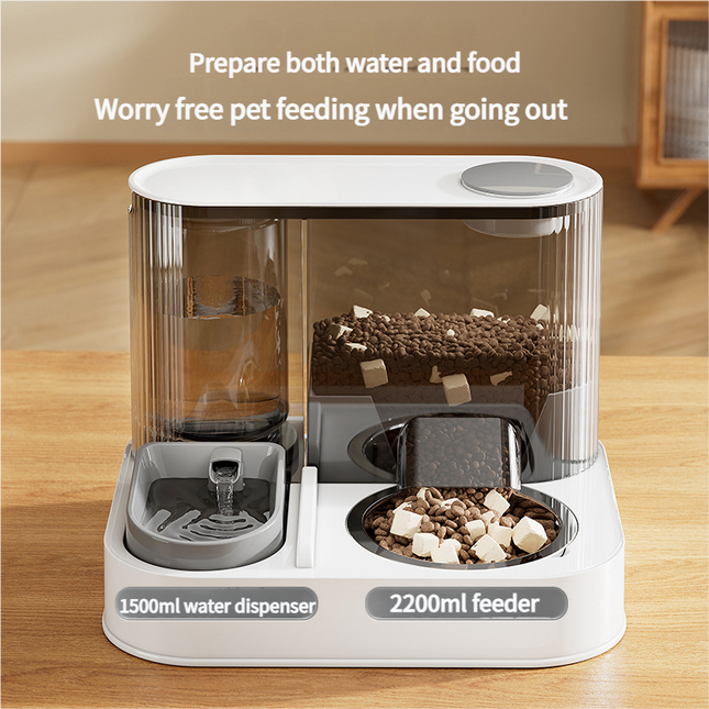 Automatic Pet Feeder and Water Bowl – product detail