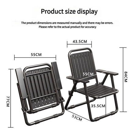 Black Portable Folding Chair – product detail