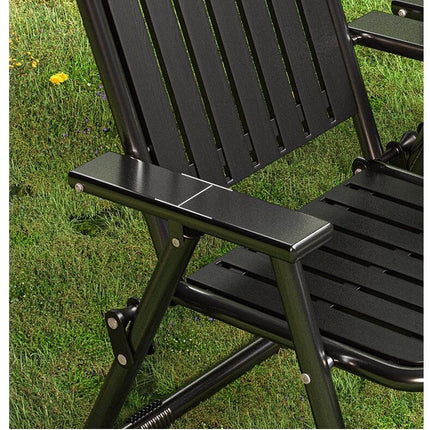 Black Portable Folding Chair – product features