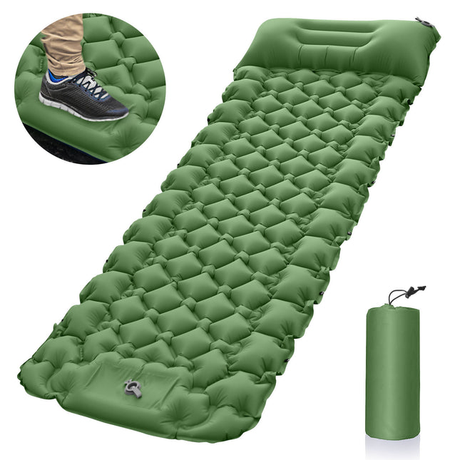 Green Portable Outdoor Inflatable Mat