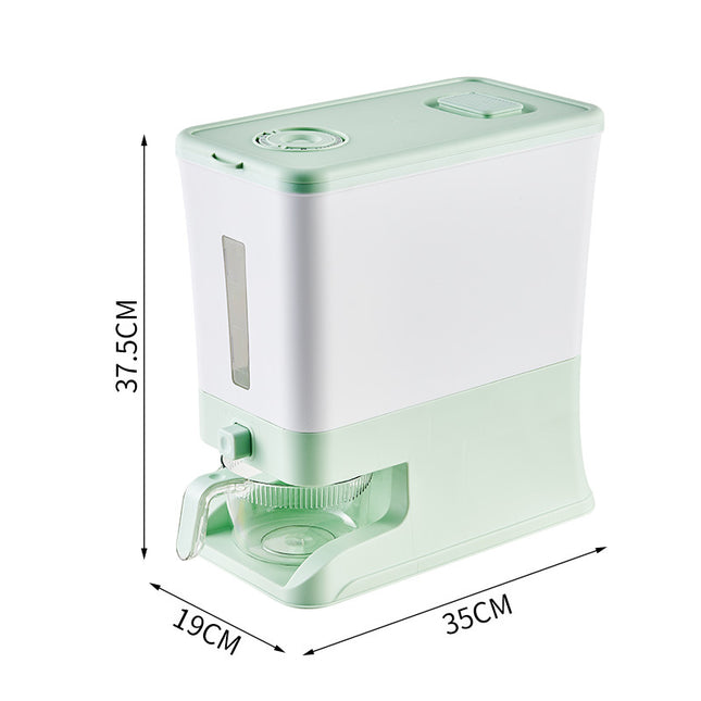 Regular Apple Green Smart Kitchen Rice Dispenser
