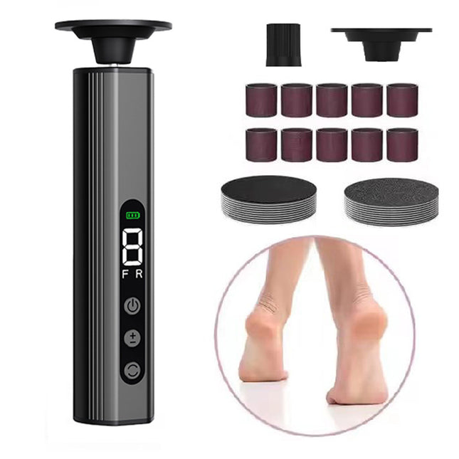 Grey Professional 2-in-1 Electric Foot Callus Remover and Manicure V888-ELOSUNG18456