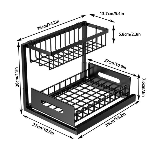 2-Tier Under Sink Organizer and – product detail