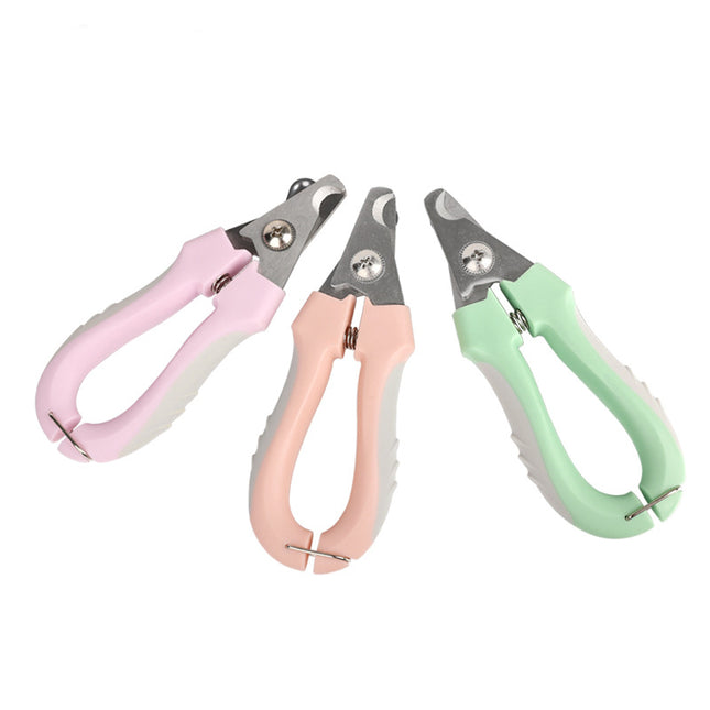 3 PCS Pink Professional Pet Nail Clippers for Dogs and – product detail