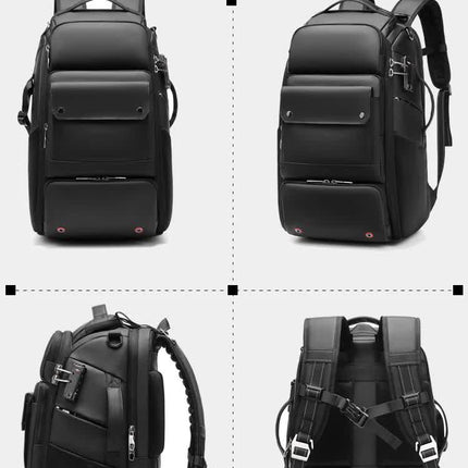 Professional Large Capacity Camera Backpack - Waterproof Anti-Theft DSLR Mirrorless Bag with 17-Inch Laptop Compartment and TSA Combination Lock for Travel and Business