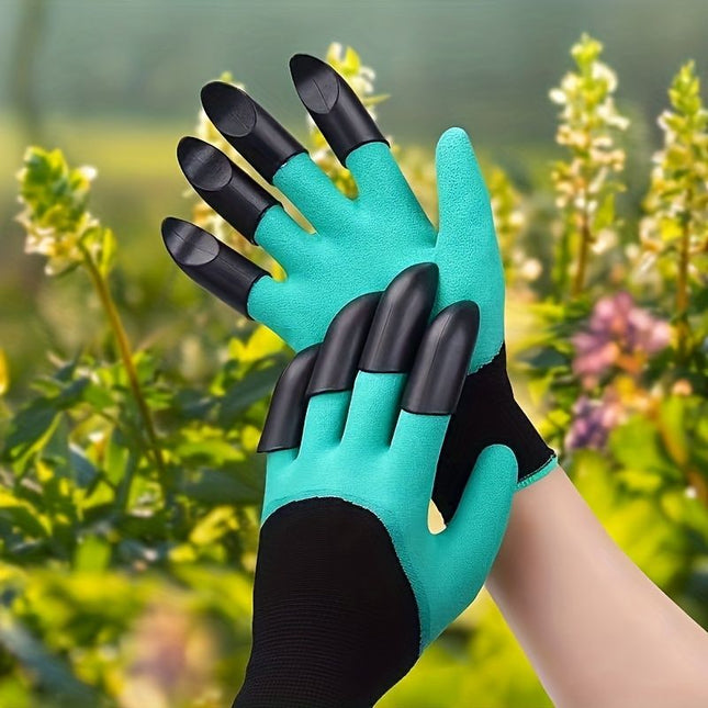 10 Pairs Professional Gardening Gloves with Integrated Digging V888-ELOSUNG18501