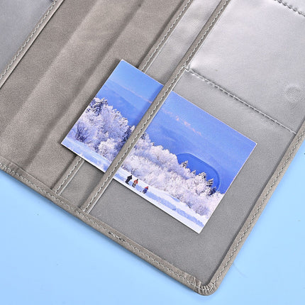 3 Pcs Premium PU Leather Car Registration and Insurance Holder - Slim Auto Document Organizer, Driver's License Wallet and Travel Passport Folder - Elegant Black