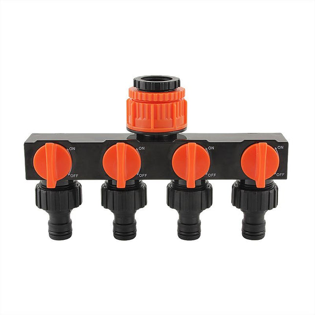 2pcs Orange 4-Way Garden Hose V888-ELOSUNG18524