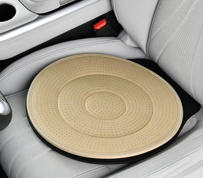 Beige 360 Degree Rotating Car Seat V888-ELOSUNG18549