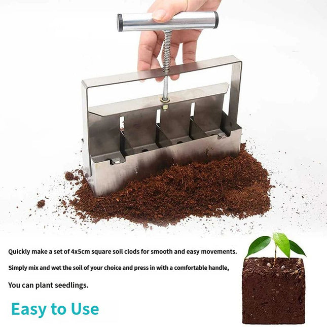 4 Cell Soil Blocker – product detail