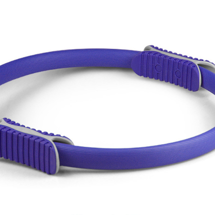 2 PCS Purple 38cm Pilates Ring Circle with Comfort Foam Handles for Core & Muscle Toning
