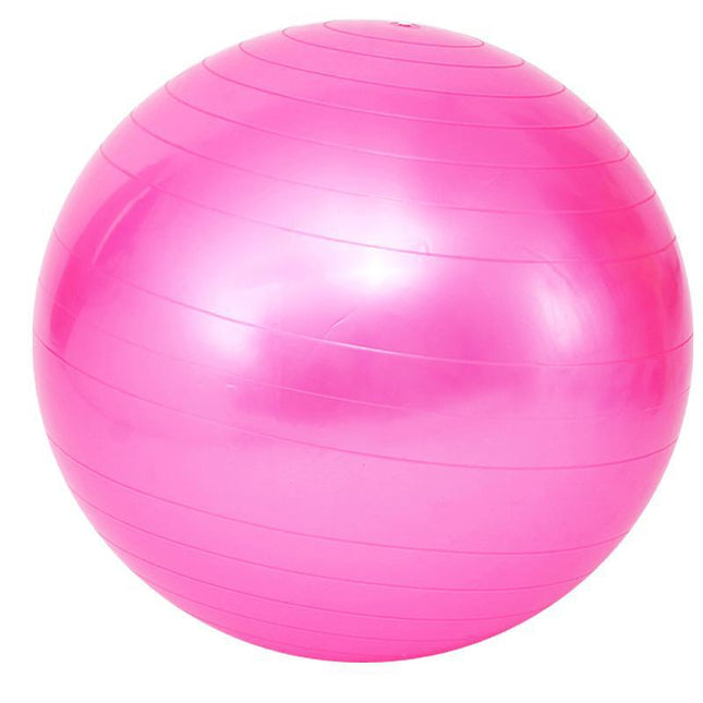Pink 65cm Anti-Burst Yoga Exercise Ball for Pilates & Core Strength V888-ELOSUNG19059