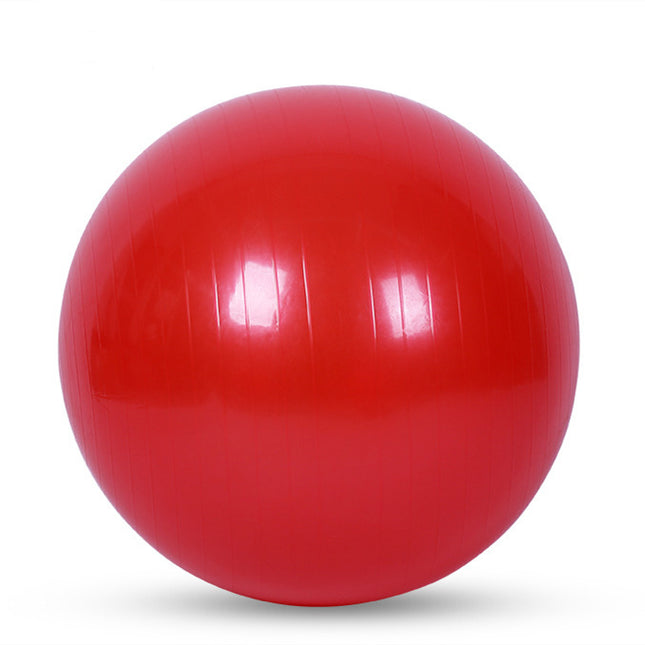 Red 65cm Anti-Burst Yoga Exercise Ball for Pilates & Core Strength V888-ELOSUNG19062