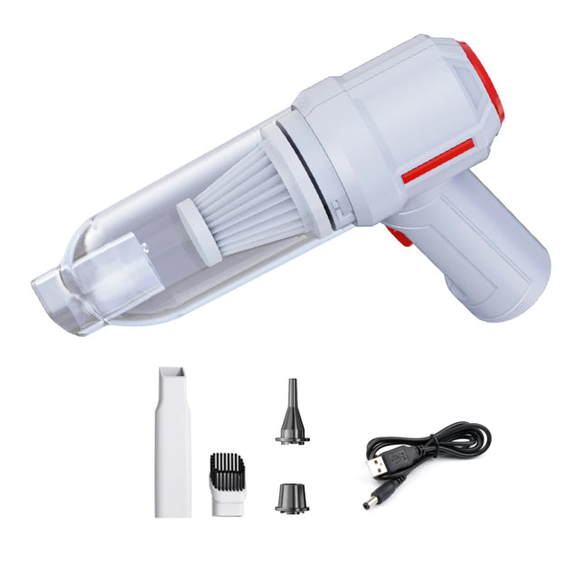 White 3-in-1 Vacuum Cleaner with Blowing Suction and Dust Extraction