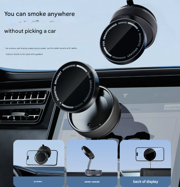 Black Magnetic Car Phone Mount – product detail