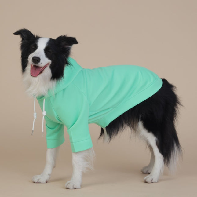 3XL Green Cute Dog Hoodie with Adjustable Drawstring – product detail
