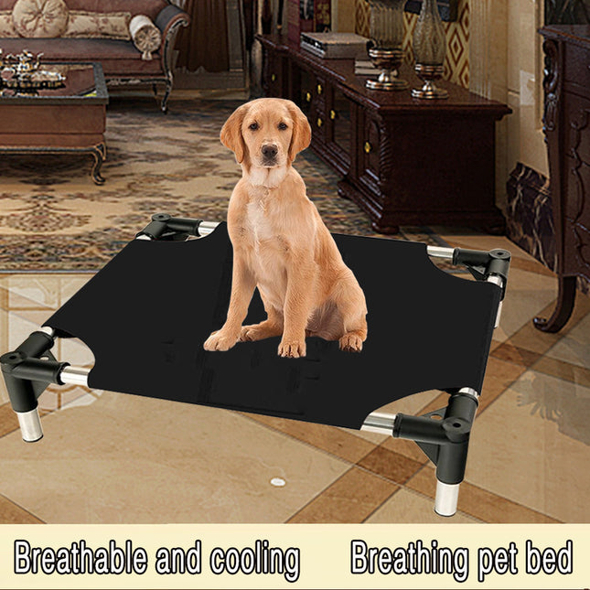 L Breathable and Cooling Elevated Pet Bed
