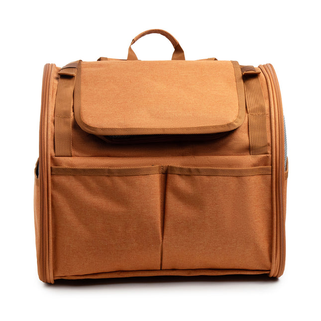 Brown Pet Carrier Backpack