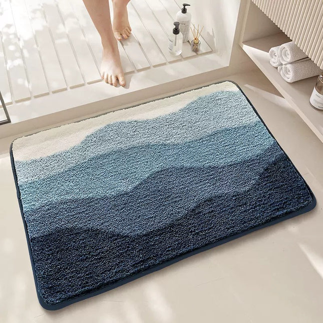 Blue Bath Mat