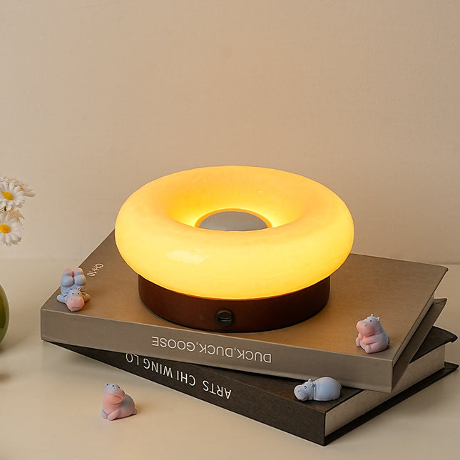Yellow Donut Table Lamp