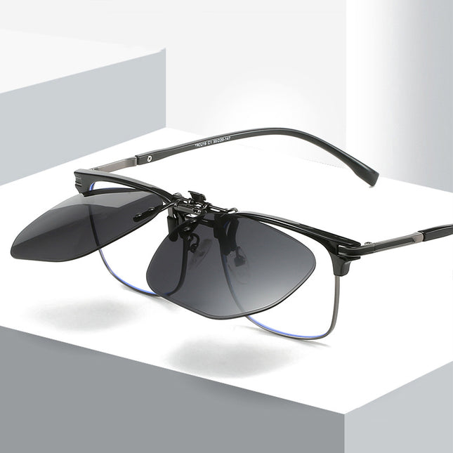 Quickred 2-Piece Flip-Up Sunglasses Clip-On Set for Glasses – product detail