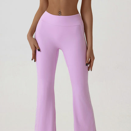 Pink Flared Leggings & Sports Bra Set - Breathable & Stretchy Activewear for Yoga, Running & Gym Workouts Size XL