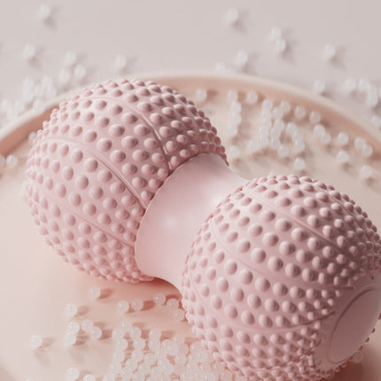 Black 2pcs Fascia Ball Foot Arch Massager Peanut Ball for Muscle Relaxation, Deep Tissue Release, Yoga Massage 6.5*6.5*13CM