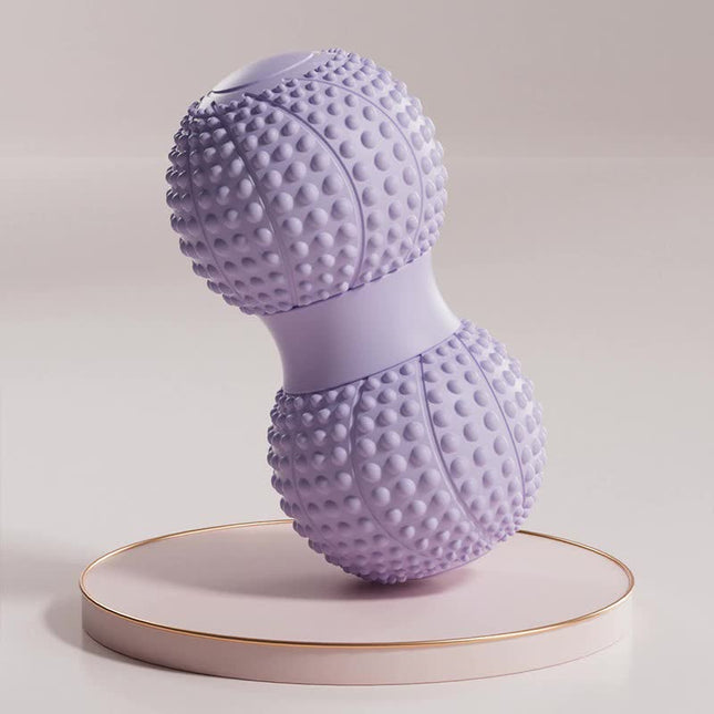 Purple 2pcs Fascia Ball Foot Arch Massager Peanut Ball for Muscle Relaxation Deep Tissue Release Yoga
