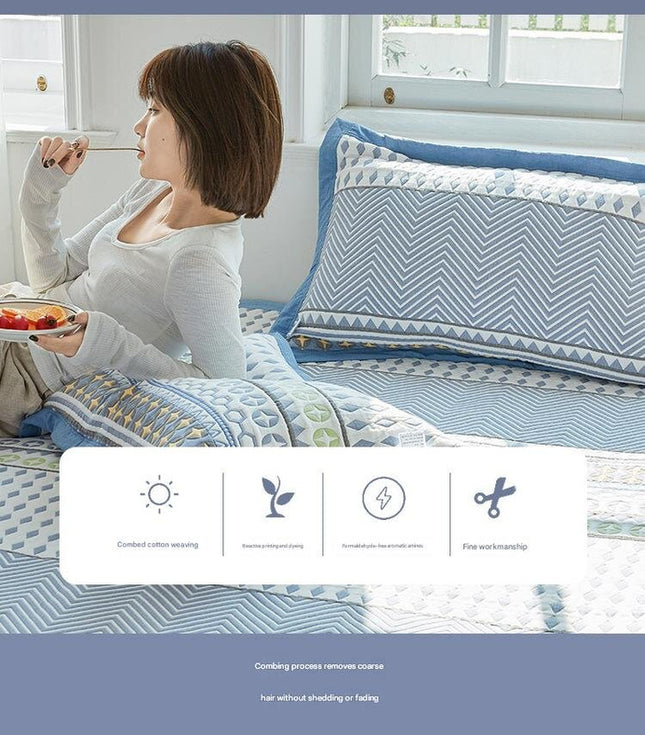 Snowflake Soft Cotton Gauze Pillowcase Set – product detail