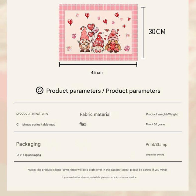 Easter Cotton-Linen Placemats – product detail