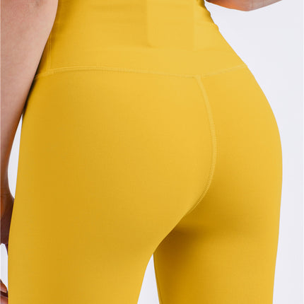 Size XL Rose Pink High-Waisted Seamless Yoga Pants for Women - Tummy Control, Butt Lifting & Back Waistband Pocket