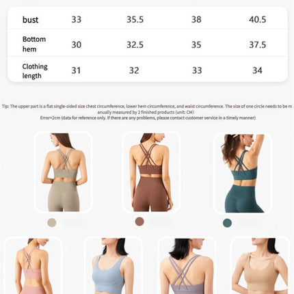 Size XL Grey Cross-Back Yoga Sports Bra for Women - High Support & Shockproof Fitness Bra
