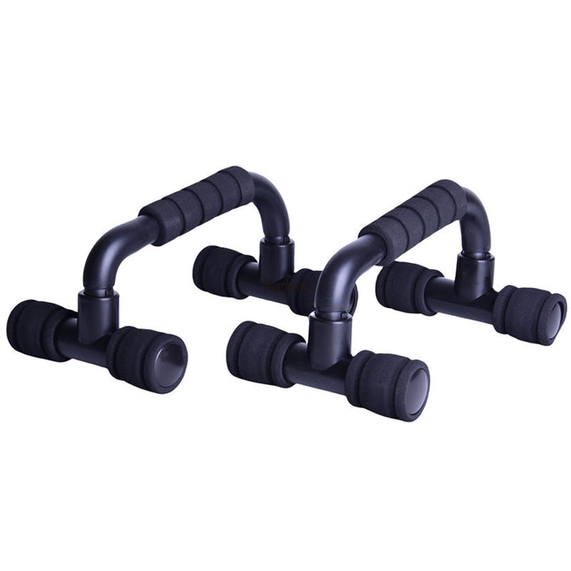 Black Push-Up Support Brackets for Home Fitness