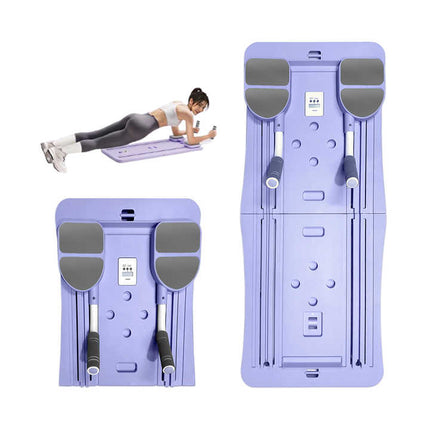 Black Foldable Multi-Functional Abdominal Trainer – Home Workout Fitness Board