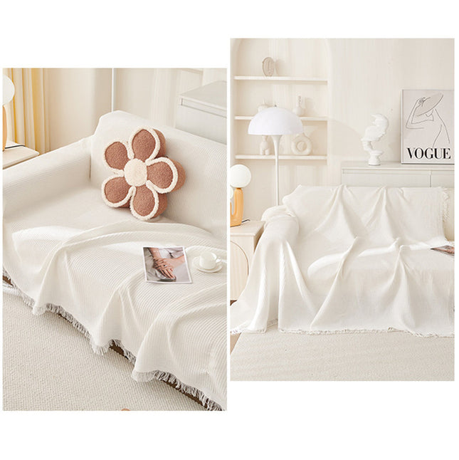 180 260CM Green Premium Polyester Sofa Throw Blanket Multi-Seasonal Use Sofa Protector – product detail