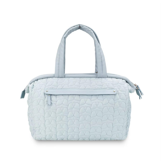 Blue Quilted Pattern Large Capacity Mummy Bag