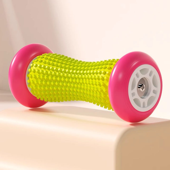 Green and Pink Foot Massage Roller