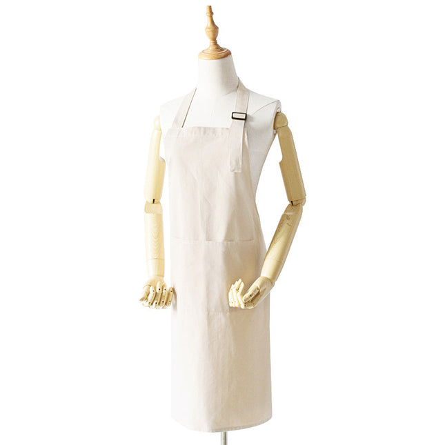 Beige Waterproof & Oil-Proof Apron