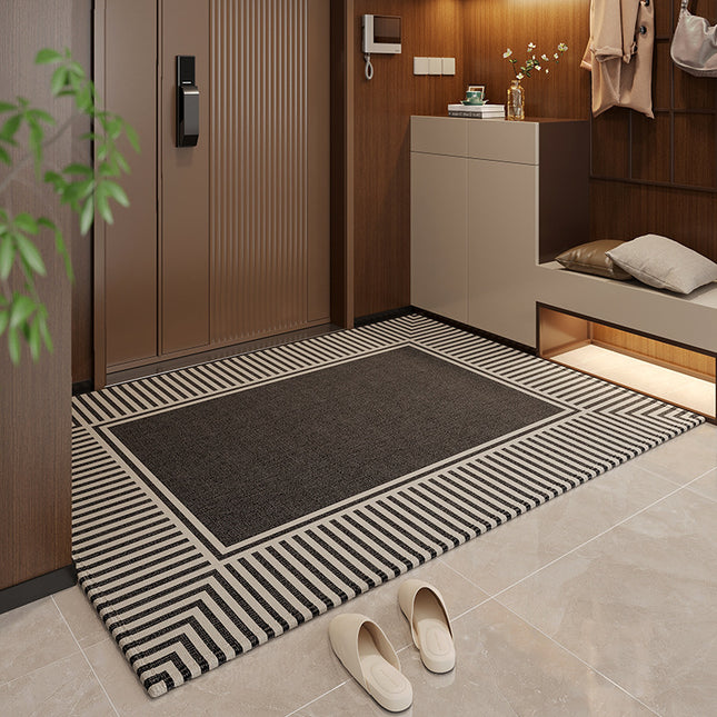 50 80cm Brown Style 1 Geometric Patterns Outdoor Entryway Mat