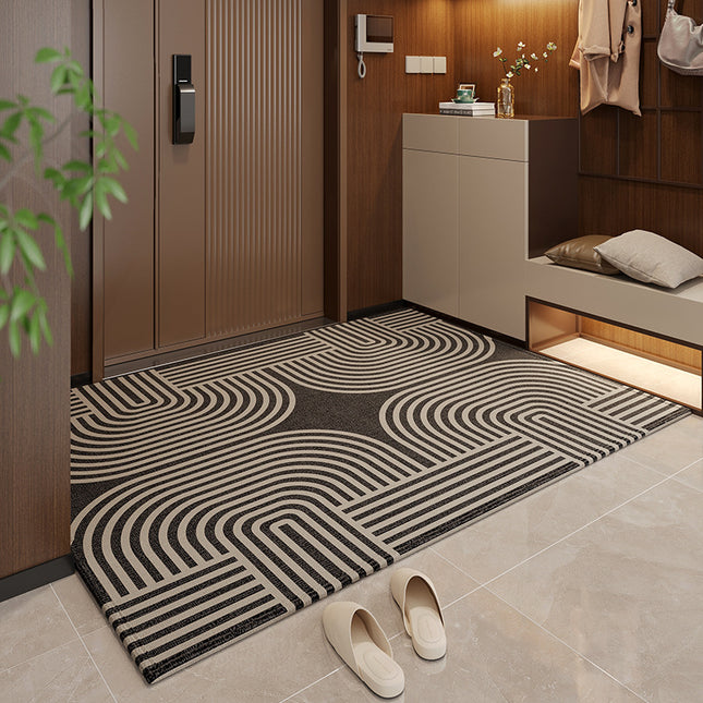 50 80cm Brown Style 2 Geometric Patterns Outdoor Entryway Mat