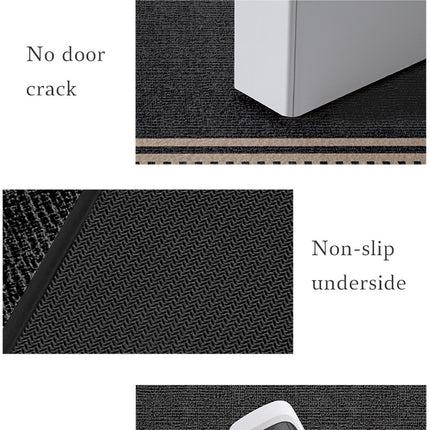50*80cm Brown Style 2 Geometric Patterns Outdoor Entryway Mat - Non-Slip Welcome Rug for Front Door