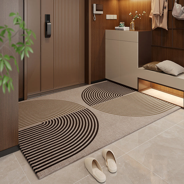 50 80cm Brown Style 5 Geometric Patterns Outdoor Entryway Mat