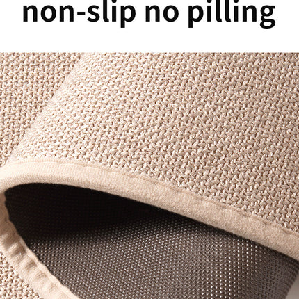 Red Quick Dry Bathroom Rug - Non-Slip PVC Foam, Super Absorbent, 50x80cm