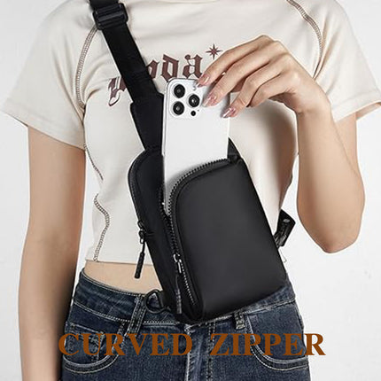 Light Purple Trendy Waterproof Sling Bag - Lightweight Crossbody Chest Pack, Adjustable Strap