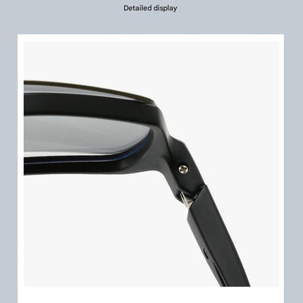 Brown Frame Gray Film Flip-Up Polarized Sports Sunglasses - Versatile Outdoor Cycling and Windproof Eyewear