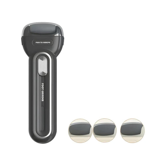Black Electric Foot Grinder with USB Charging